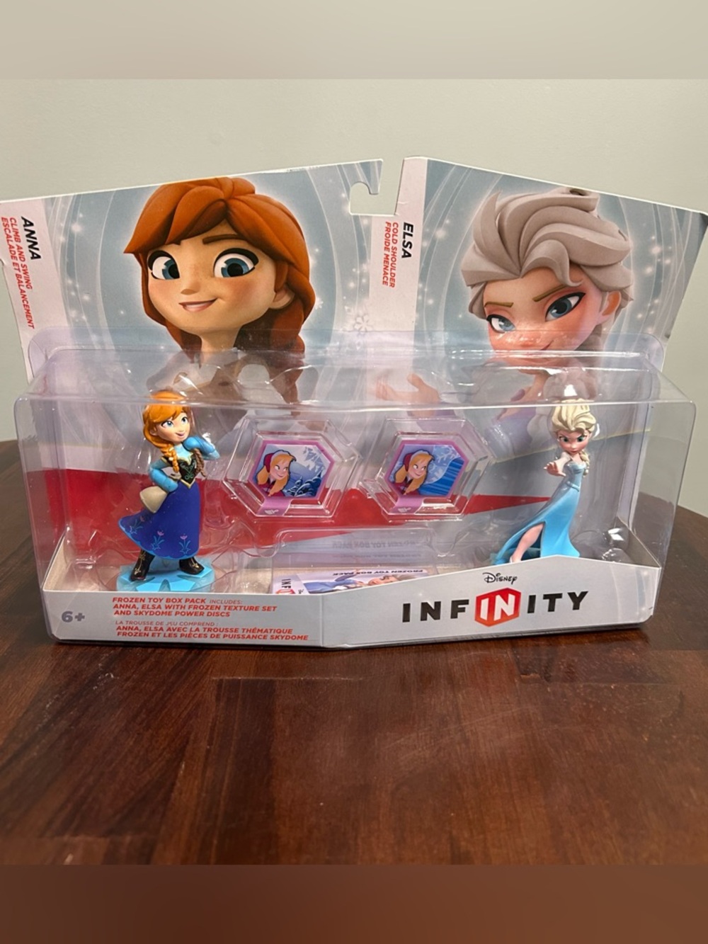 Disney INFINITY Frozen Elsa & Anna Figure Box Set With Discs New in Box